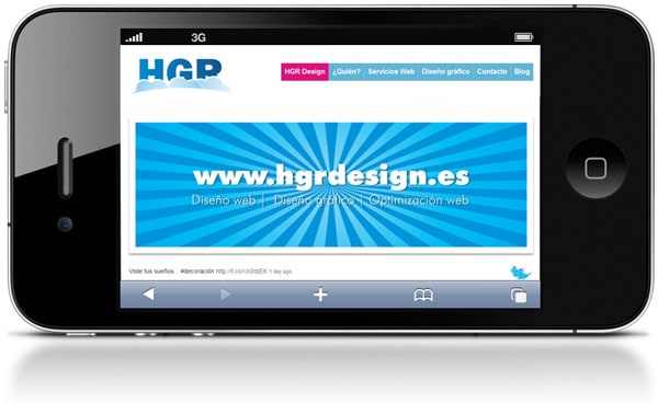 Diseño web movil con HGR Design iphone, ipad, android, windows phone