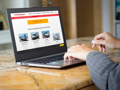 Disenño Web Alquiler de Furgonetas en Lanzarote